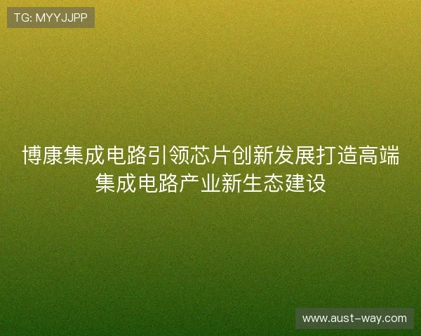 博康集成电路引领芯片创新发展打造高端集成电路产业新生态建设